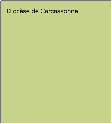 Zone de Texte: Diocse de Carcassonne